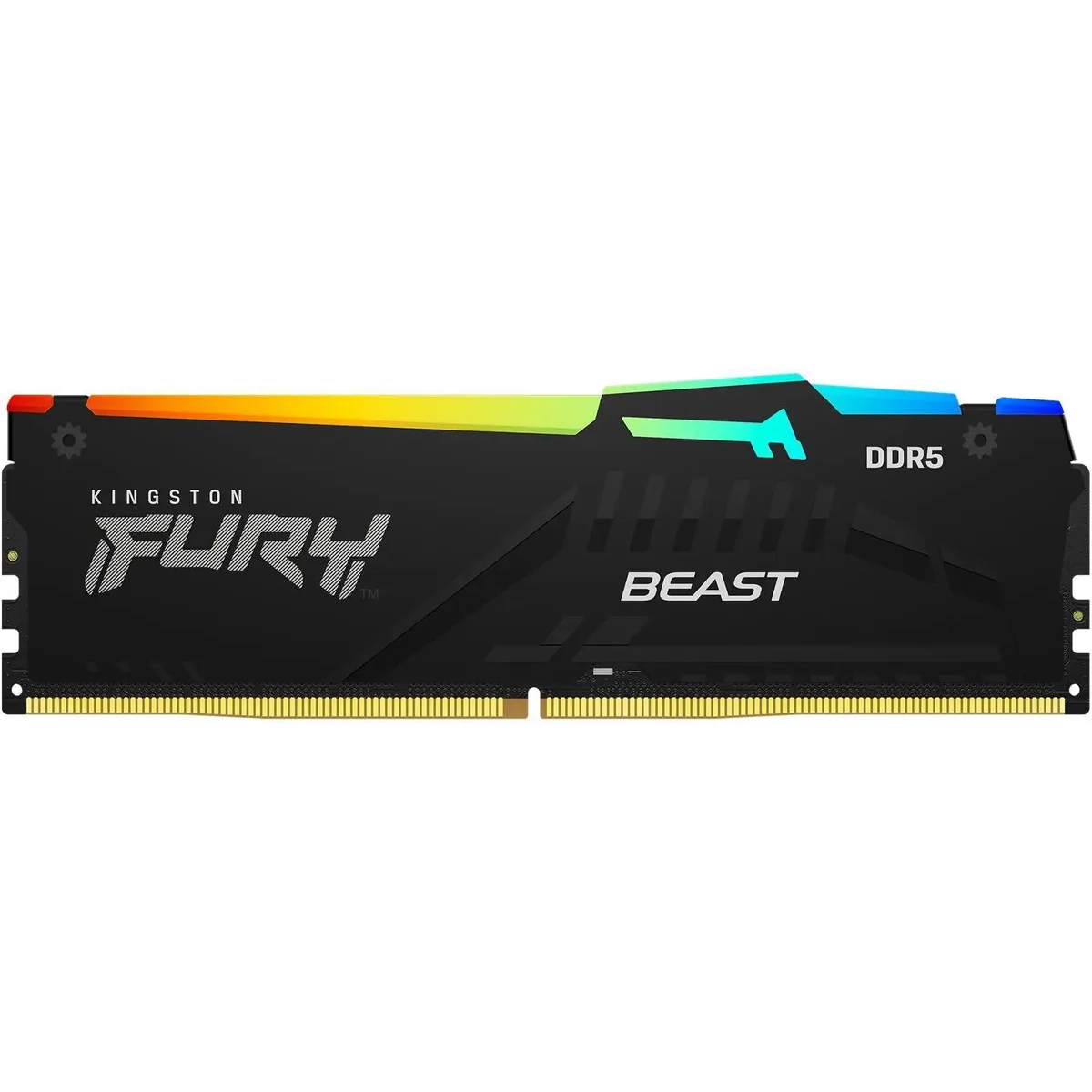Оперативная память 16Gb DDR5 5600MHz Kingston Fury Beast RGB (KF556C40BBA-16) OEM