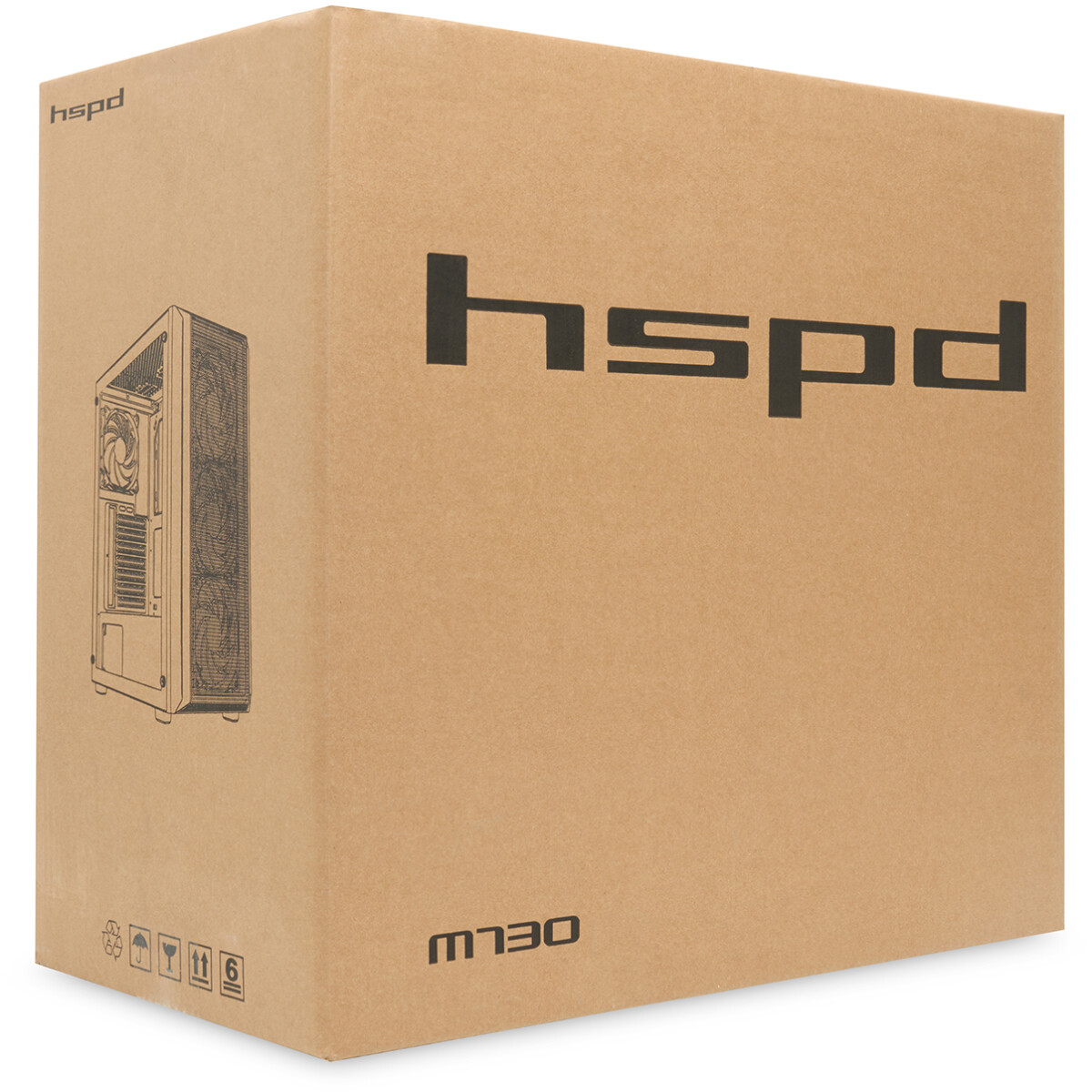 Корпус HSPD M730-TGBK Black - фото 9