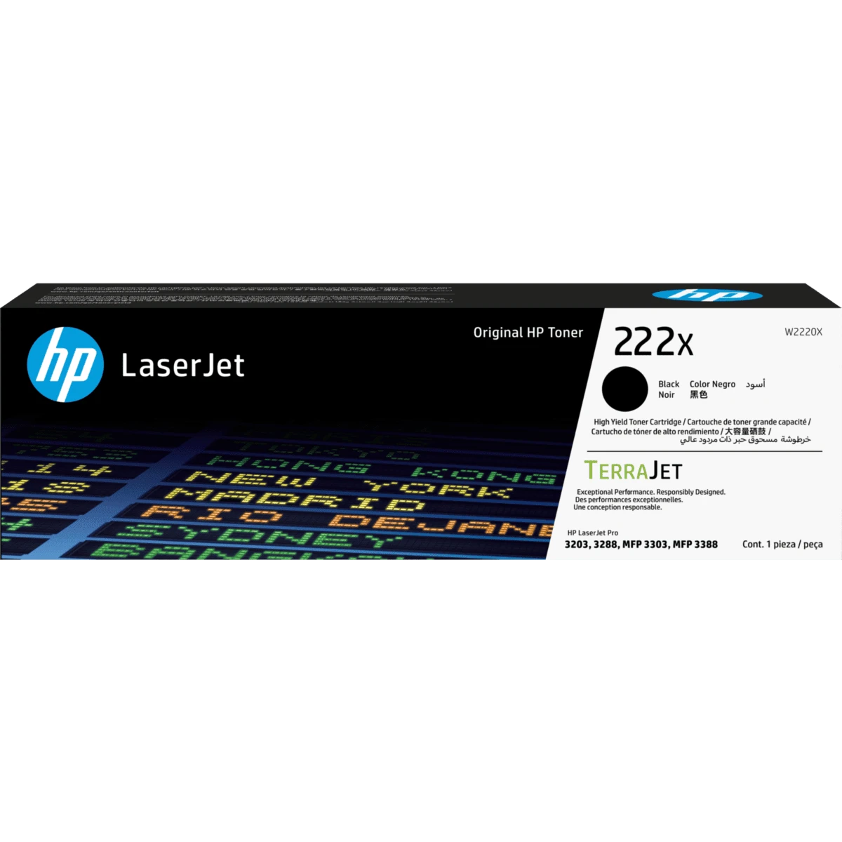 Картридж HP W2220X (№222X) Black