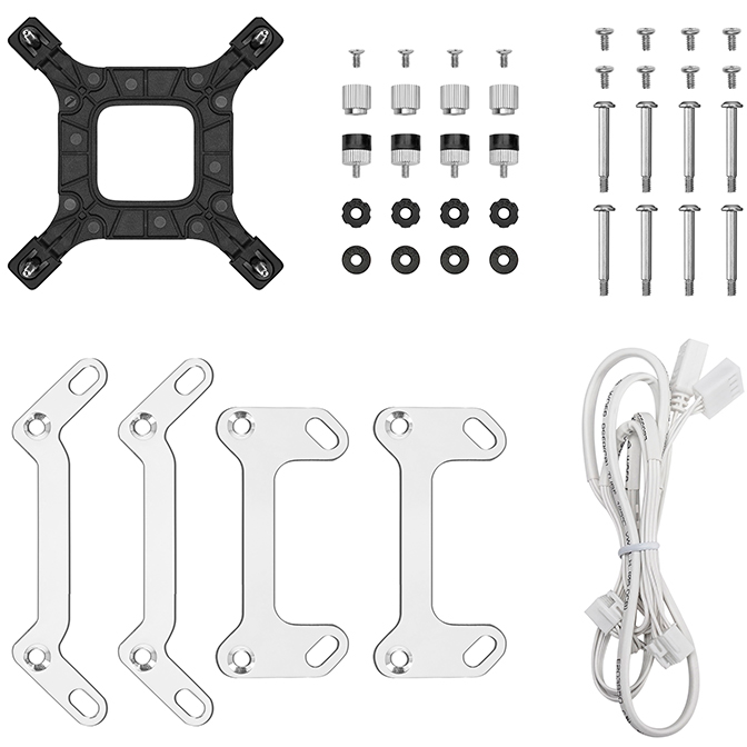 Система жидкостного охлаждения DeepCool LM240 WH - R-LM240-WHDMMC-1 - фото 5