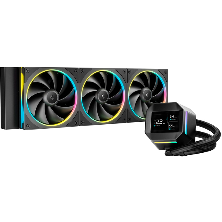 Система жидкостного охлаждения DeepCool LE360 V2 ZERO DARK: купить