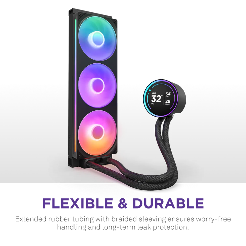 Система жидкостного охлаждения NZXT Kraken Elite 420 Black (RL-KR42E-B2) - фото 10
