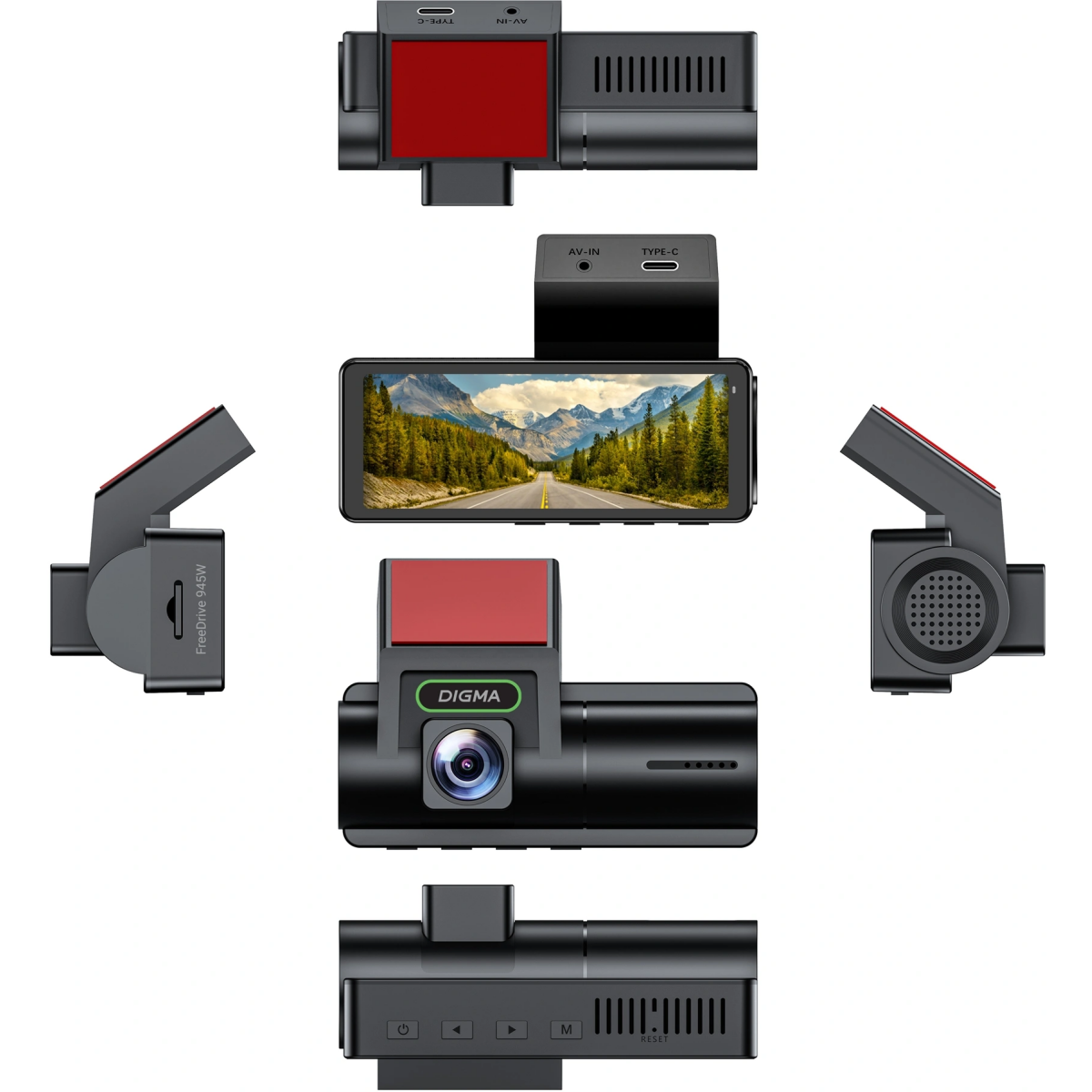 Автомобильный видеорегистратор Digma FreeDrive 945W - FD945W - фото 16