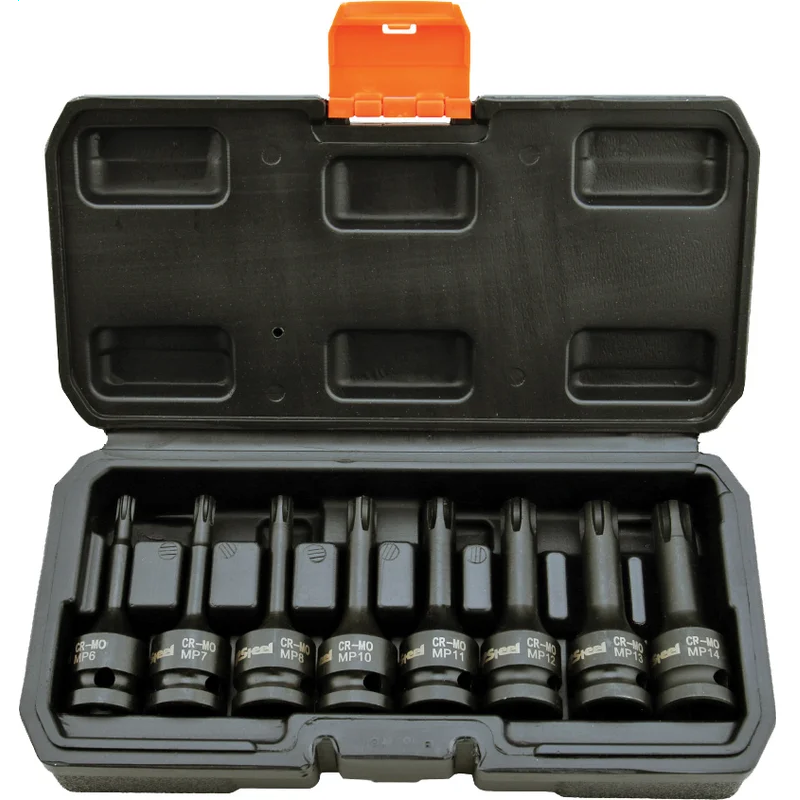 Набор торцевых головок AV Steel AV-727408 - фото 3