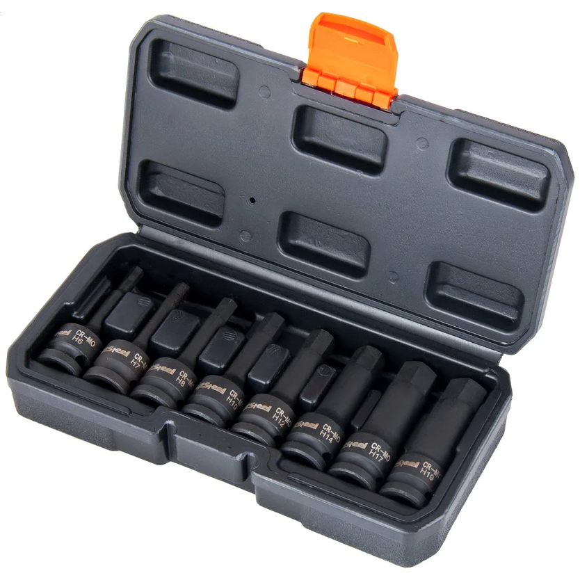 Набор торцевых головок AV Steel AV-727408 - фото 6