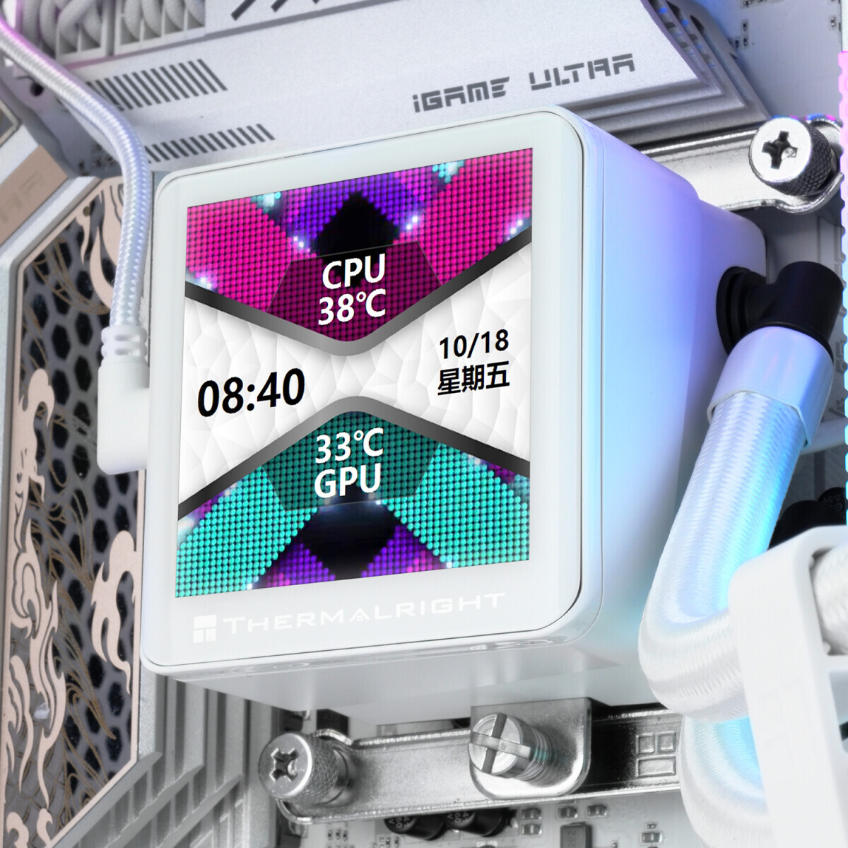 Система жидкостного охлаждения Thermalright Frozen Vision 360 ARGB White V2 - TRFV360AWV2 - фото 6