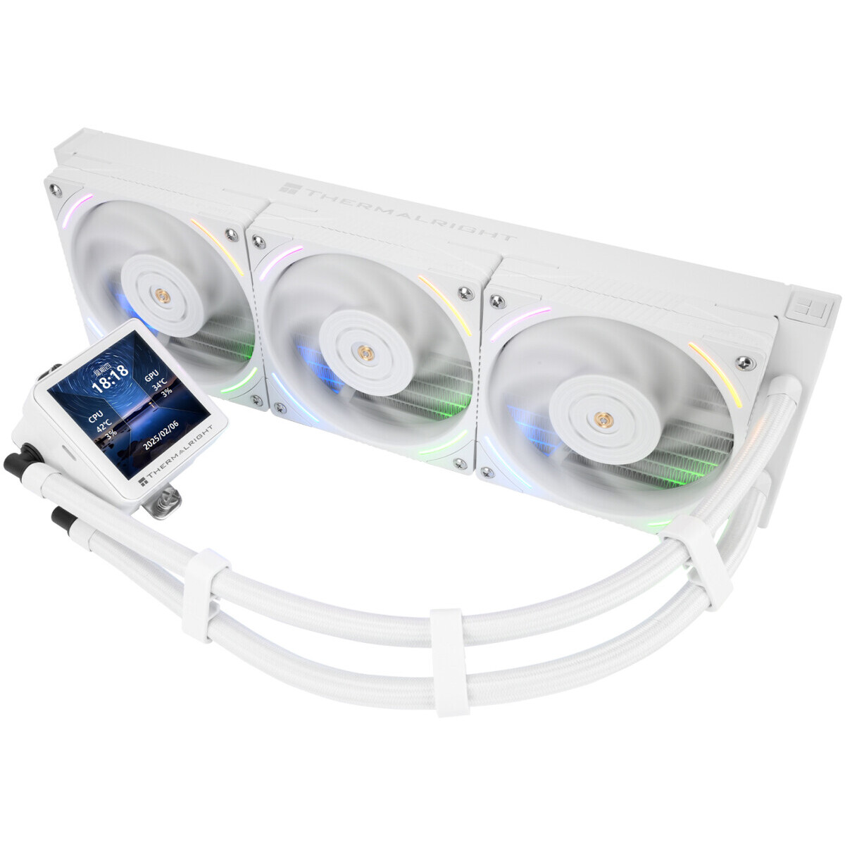 Система жидкостного охлаждения Thermalright Frozen Vision 360 ARGB White V2 - TRFV360AWV2 - фото 7