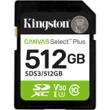 Карта памяти 512Gb SD Kingston Canvas Select Plus (SDS3/512GB)