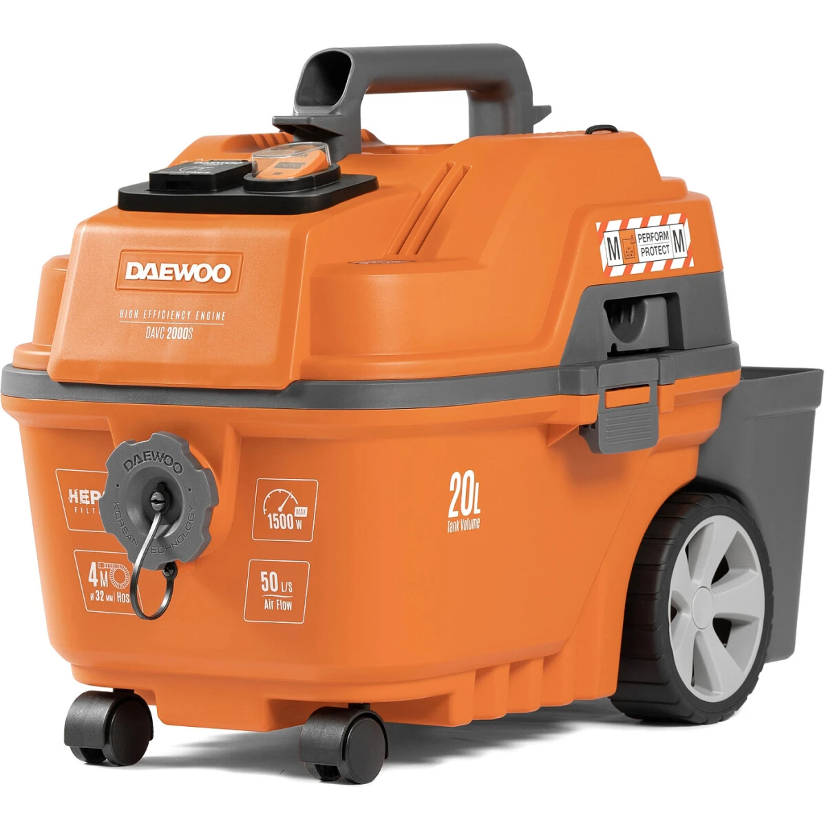 Профессиональный пылесос Daewoo DAVC 2000S - фото 2