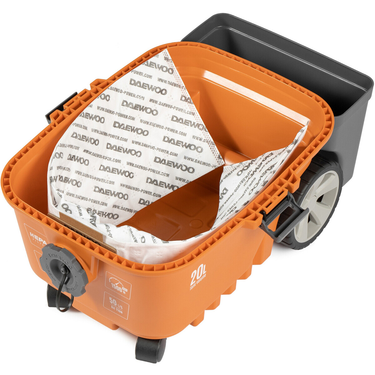 Профессиональный пылесос Daewoo DAVC 2000S - фото 7