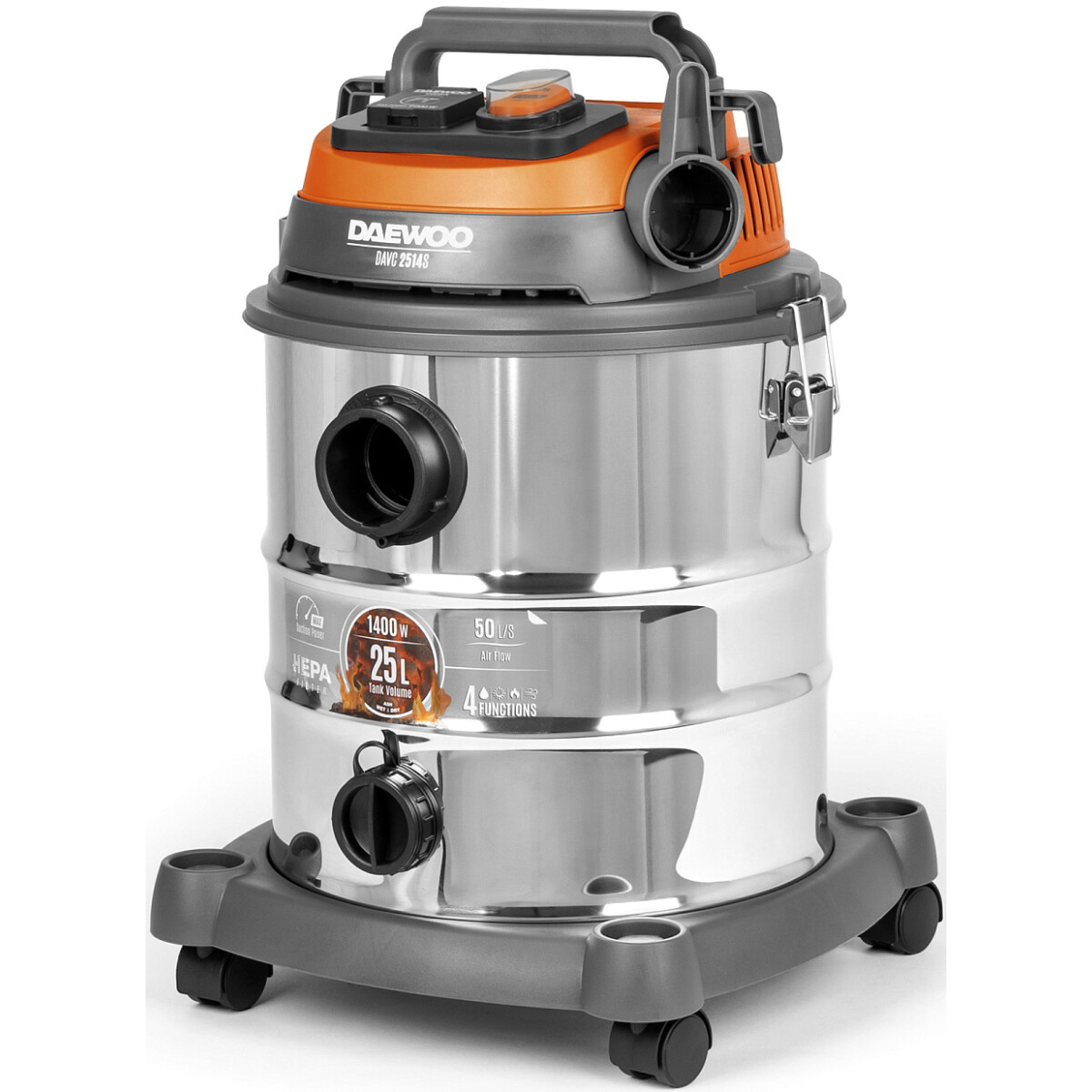 Профессиональный пылесос Daewoo DAVC 2514S - фото 2