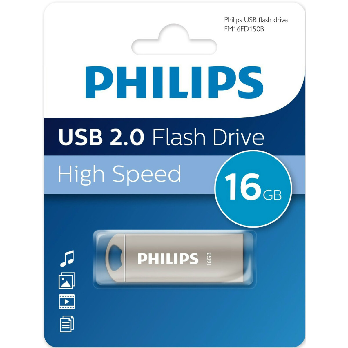 USB Flash накопитель 16Gb Philips IRON2.0 - FM16FD150B/97