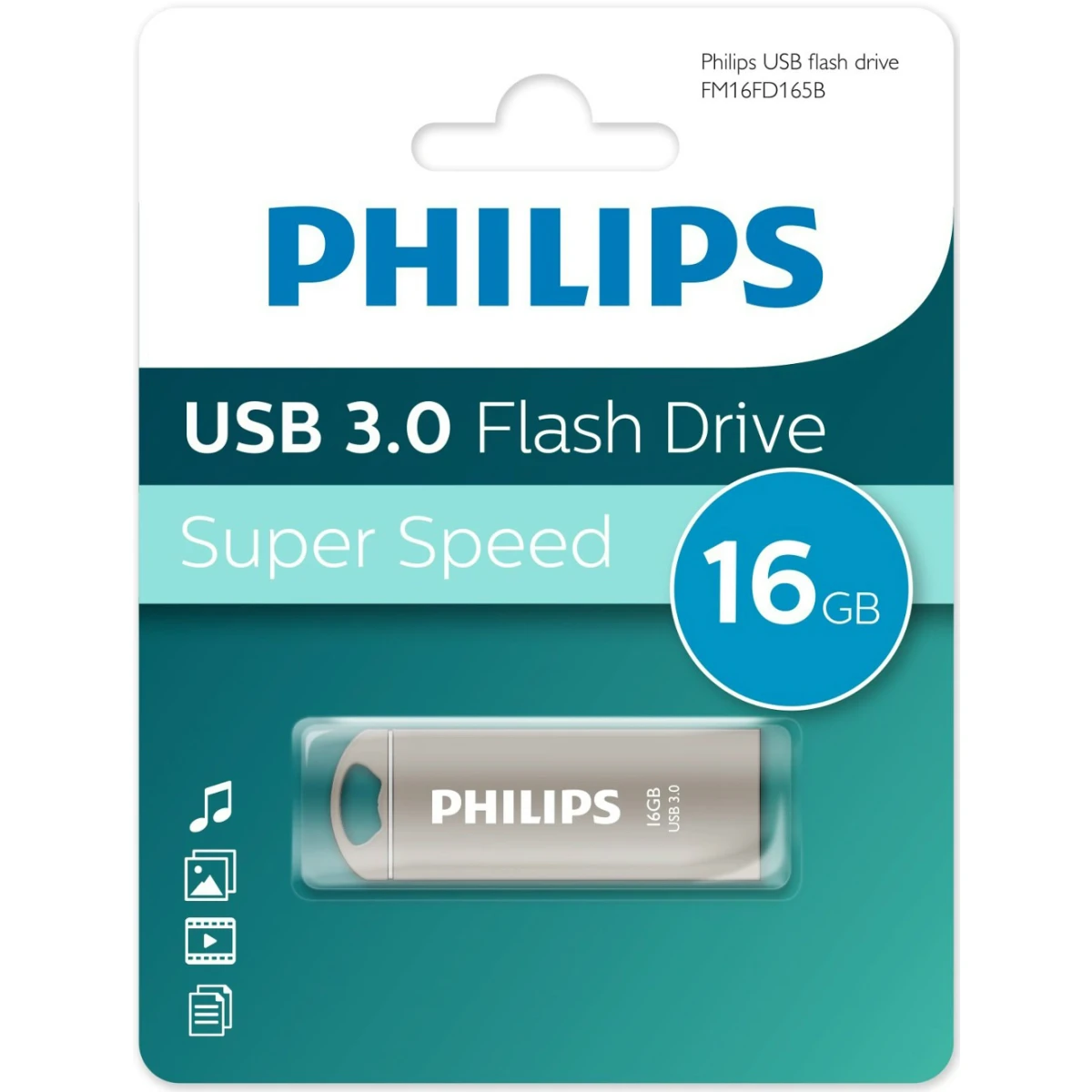 USB Flash накопитель 16Gb Philips IRON3.0 - FM16FD165B/97