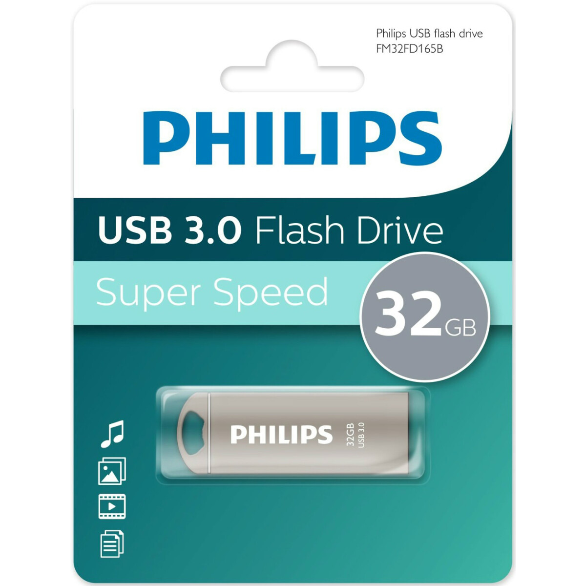 USB Flash накопитель 32Gb Philips IRON3.0 - FM32FD165B/97