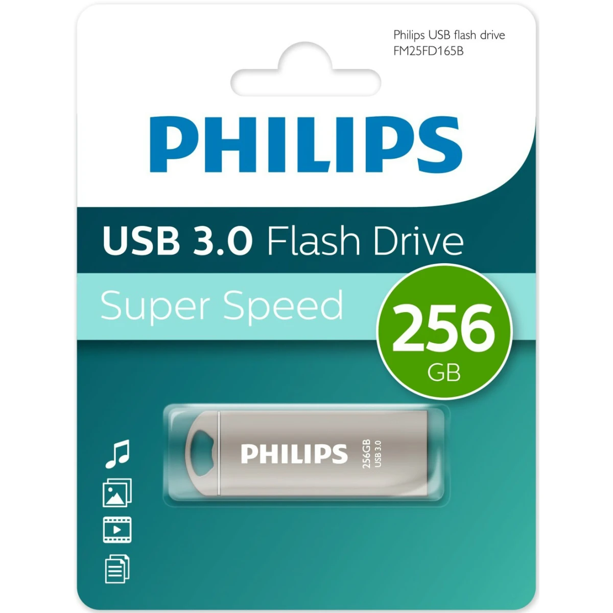 USB Flash накопитель 256Gb Philips IRON3.0 - FM25FD165B/97