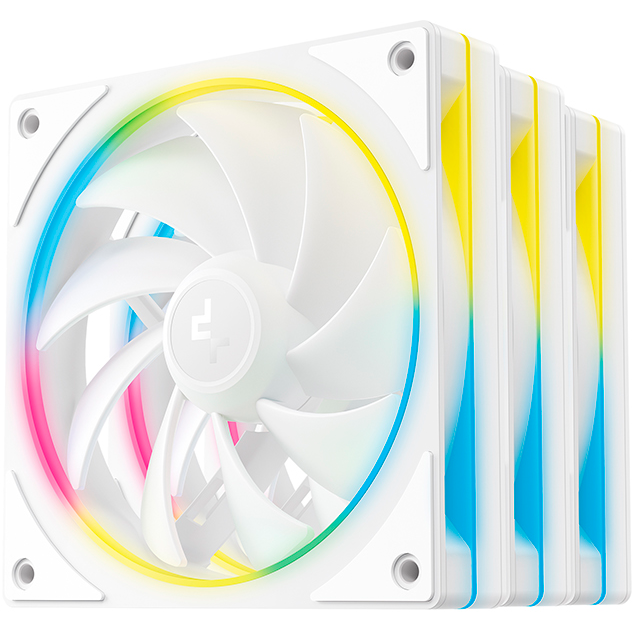 Вентилятор для корпуса DeepCool FL12 SE WH (3 шт.) - FL12 SE WH 3 IN 1