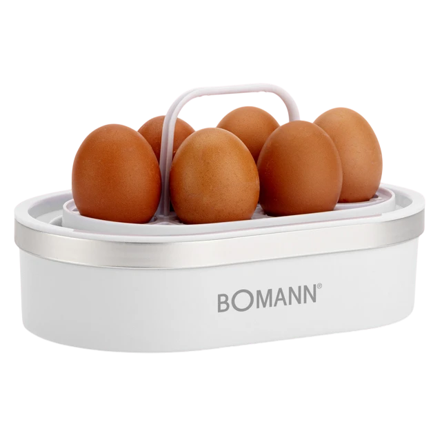 Яйцеварка Bomann EK 5022 CB White/Silver - фото 2