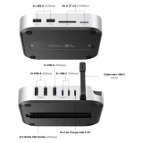 ..... Док-станция UGREEN 11-in-1 Docking Station for Mac with NVMe SSD Enclosure (CM841) (9718) Б/У (65487)