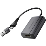 Переходник USB/USB Type-C - DisplayPort, 0.15м, Vention ACYHB