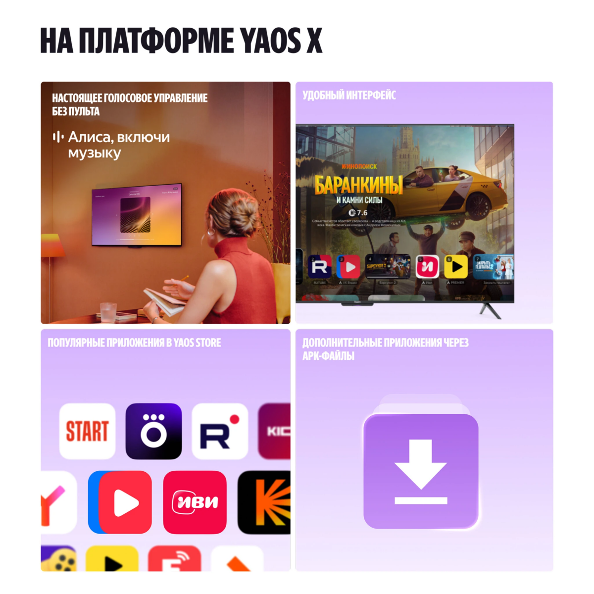 ЖК телевизор Яндекс 55" ТВ Станция Про MiniLED (YNDX-00103) - фото 5