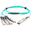 Кабель QSFP28 Future Technologies FT-QSFP28/4SFP28-CABA-10, 10м