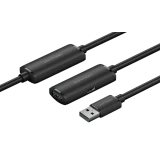 Кабель удлинительный USB A (M) - USB A (F), 25м, Vention CBKBS