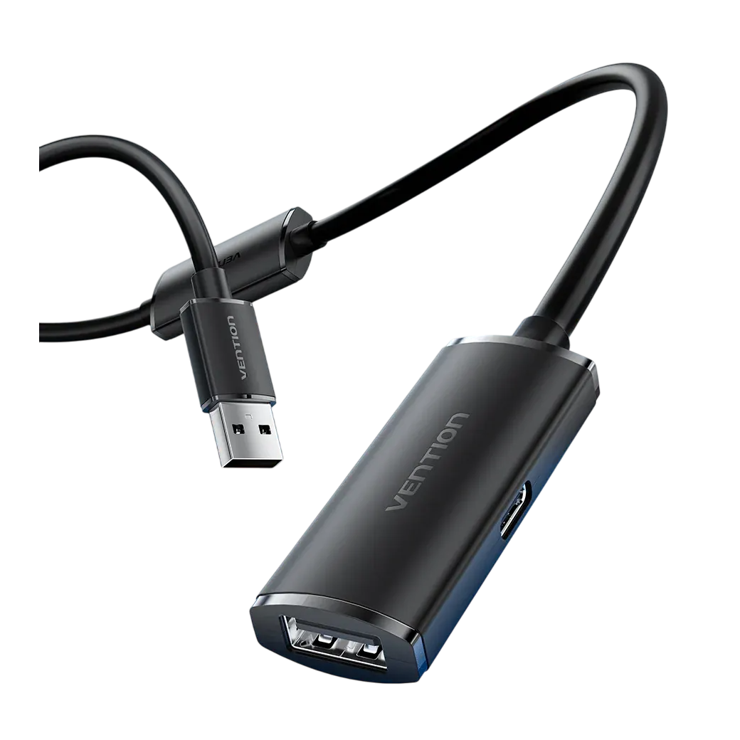 Кабель удлинительный USB A (M) - USB A (F), 25м, Vention CBKBS - фото 2