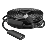 Кабель удлинительный USB A (M) - USB A (F), 30м, Vention CBKBT