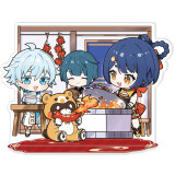 Фигурка miHoYo Genshin Impact Chongyun Xingqiu Xiangling Guoba CNY Eve (6942421106432)