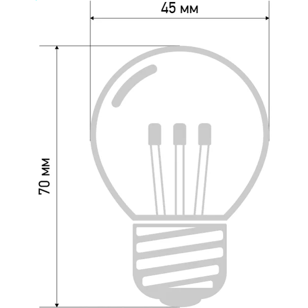 Светодиодная лампочка Neon-Night 405-126 (1 Вт, E27) - фото 4
