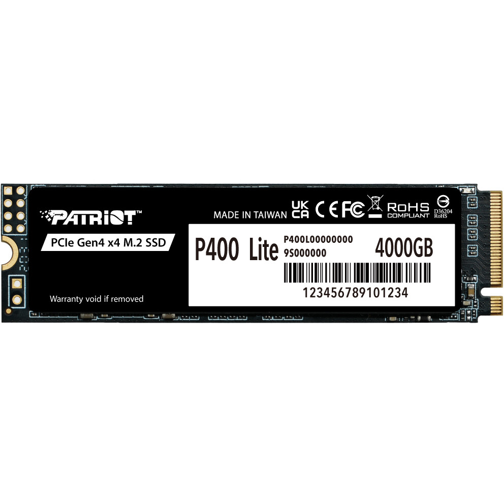 Накопитель SSD 4Tb Patriot P400 Lite (P400LP4KGM28H)