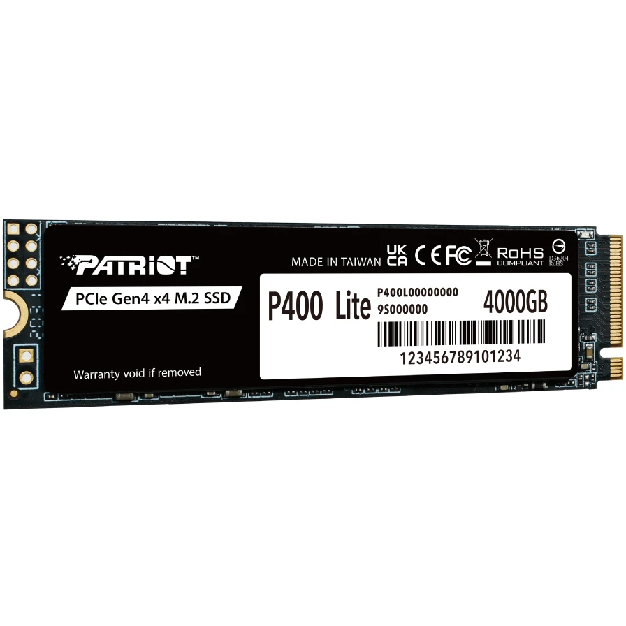 Накопитель SSD 4Tb Patriot P400 Lite (P400LP4KGM28H) - фото 2