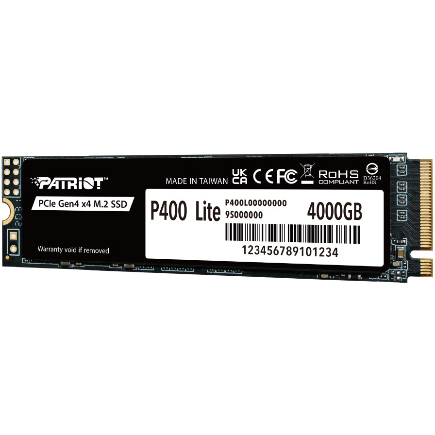 Накопитель SSD 4Tb Patriot P400 Lite (P400LP4KGM28H) - фото 3