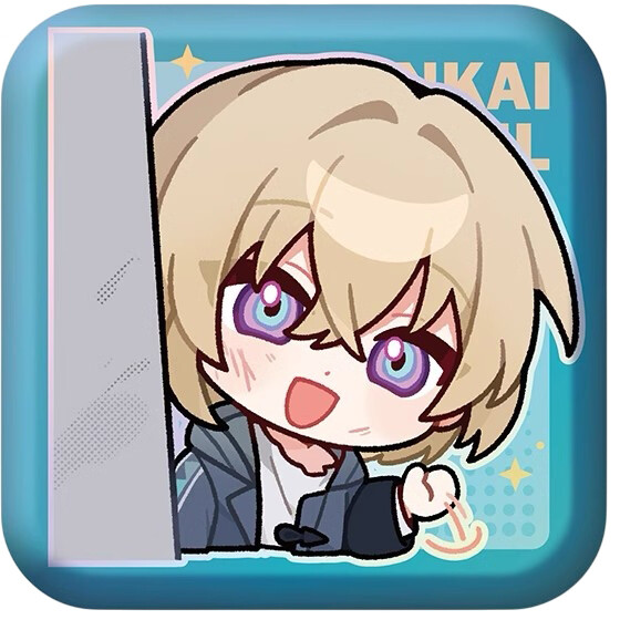 Значок miHoYo Honkai: Star Rail Aventurine Kakavasha Pam exhibition hall series