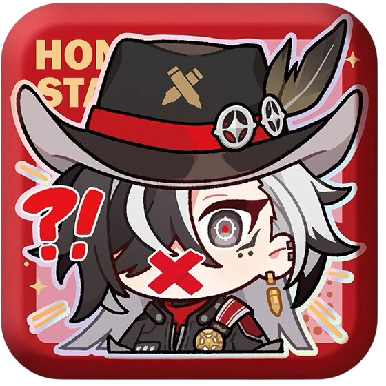 Значок miHoYo Honkai: Star Rail Boothill Pam exhibition hall series (34008)