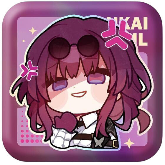 Значок miHoYo Honkai: Star Rail Kafka Pam exhibition hall series - 03182