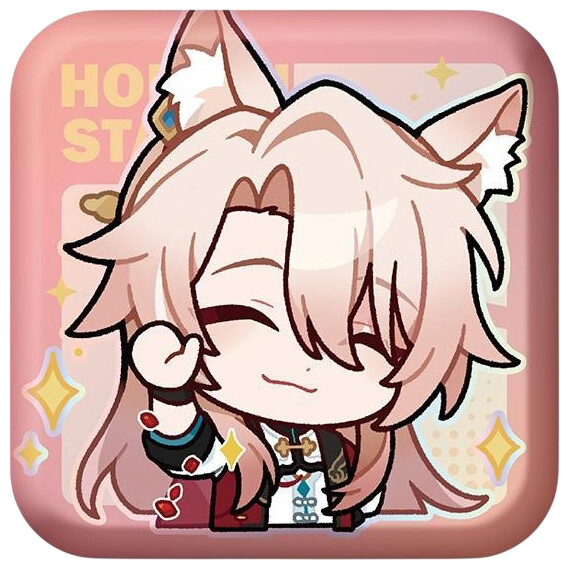 Значок miHoYo Honkai: Star Rail Jiaoqiu Pam exhibition hall series