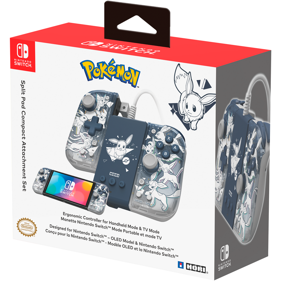Контроллер Hori Split Pad Pro Attachment Eevee Evolutions - NSW-453U - фото 7