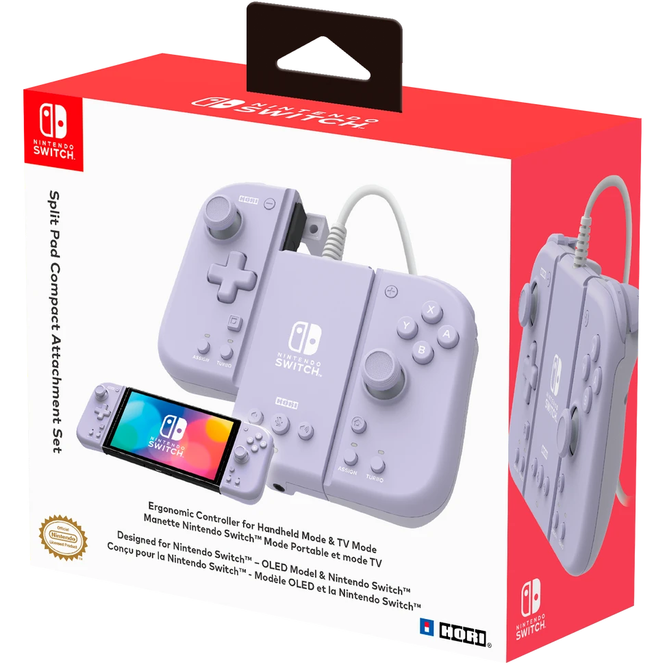 Контроллер Hori Split Pad Pro Attachment Lavender - NSW-428U - фото 7