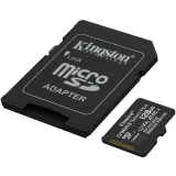 Карта памяти 128Gb MicroSD Kingston Canvas Select Plus + SD адаптер (SDCS3/128GB)