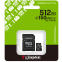 Карта памяти 512Gb MicroSD Kingston Canvas Select Plus + SD адаптер (SDCS3/512GB) - фото 3