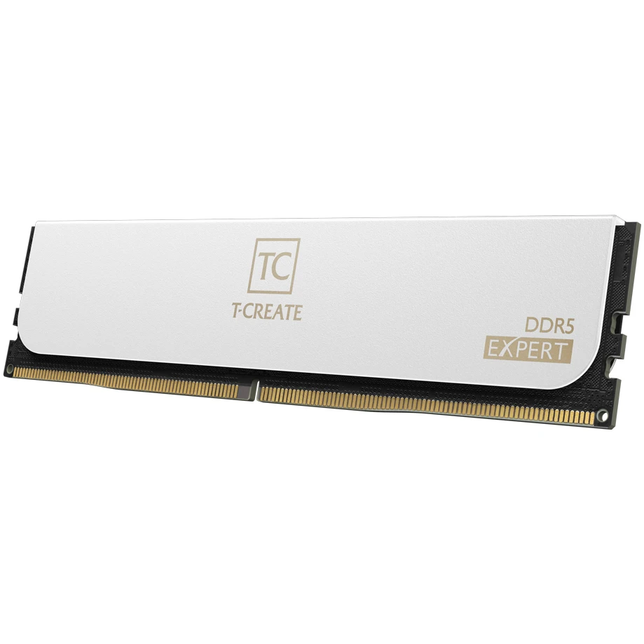 Оперативная память 128Gb DDR5 6400MHz Team T-Create Expert White (CTCWD5128G6400HC42CDC01) (2x64Gb KIT) - фото 2