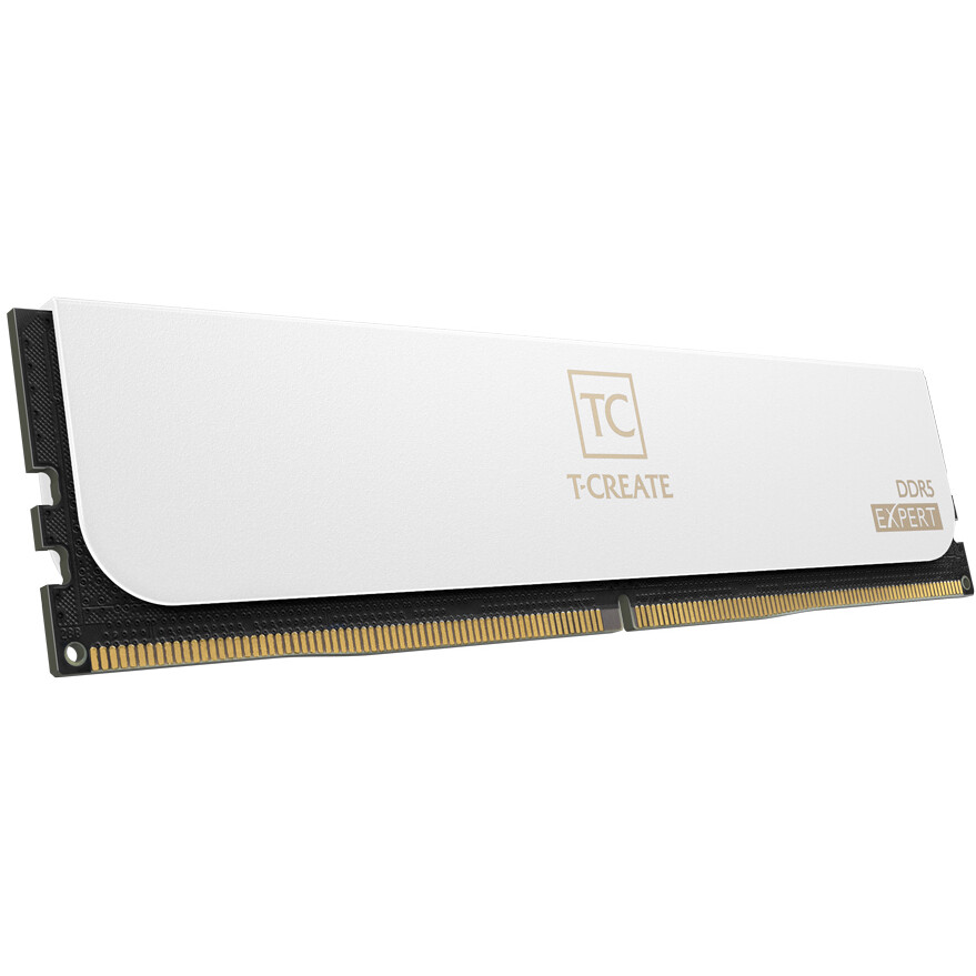 Оперативная память 128Gb DDR5 6400MHz Team T-Create Expert White (CTCWD5128G6400HC42CDC01) (2x64Gb KIT) - фото 3