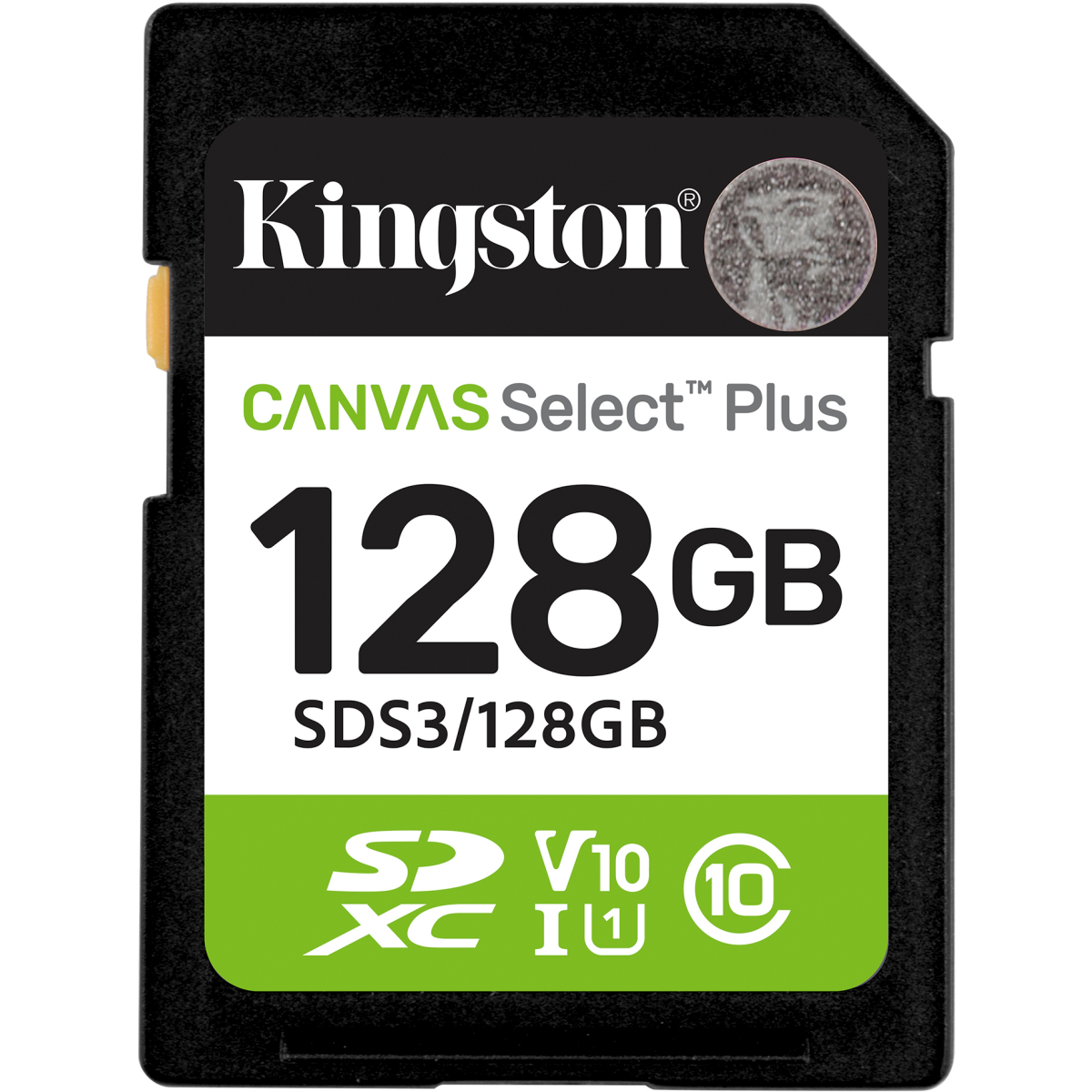 Карта памяти 128Gb SD Kingston Canvas Select Plus (SDS3/128GB)