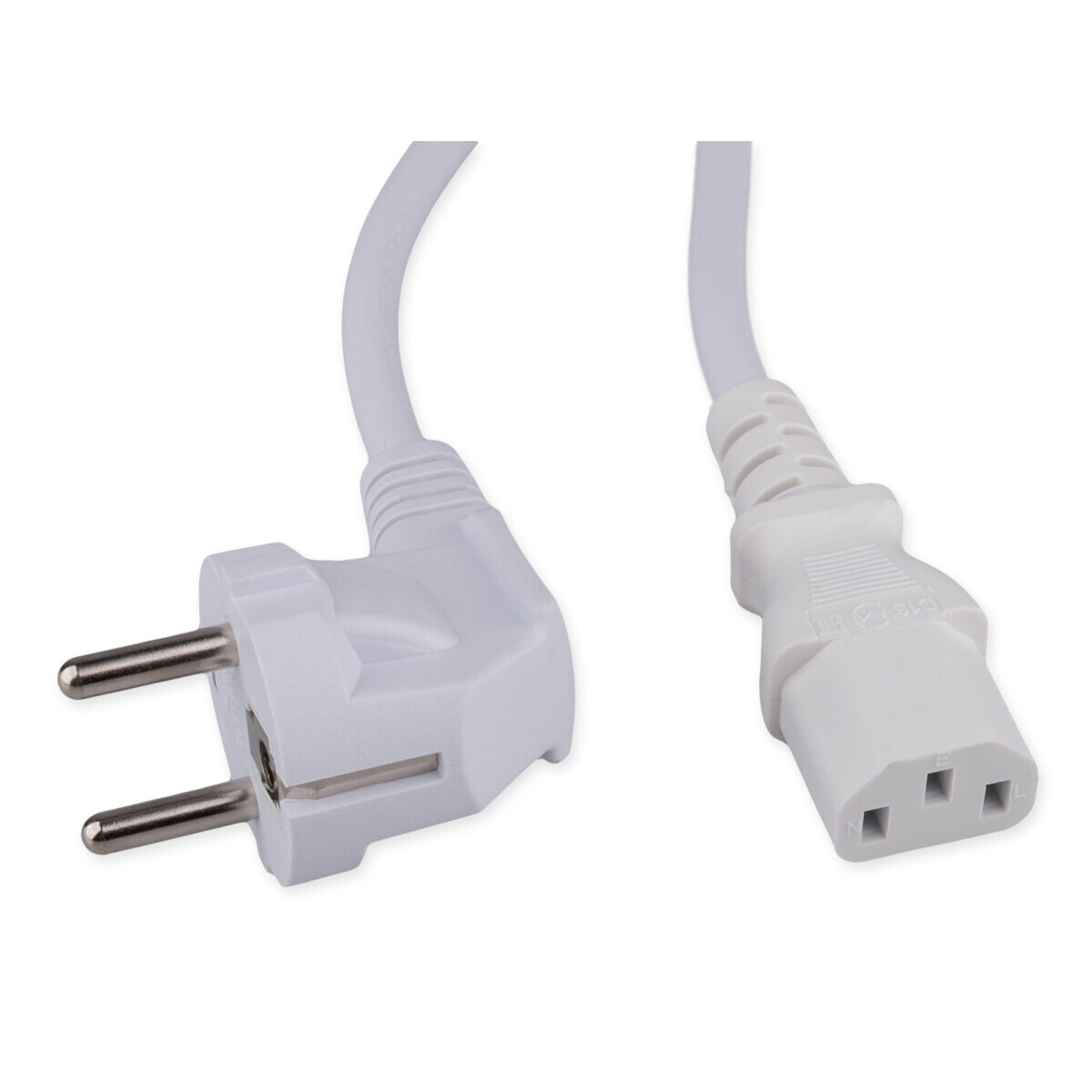 Кабель питания Schuko - C13, 2м, Cablexpert PC-186W-1-2M