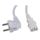 Кабель питания Schuko - C13, 2м, Cablexpert PC-186W-1-2M