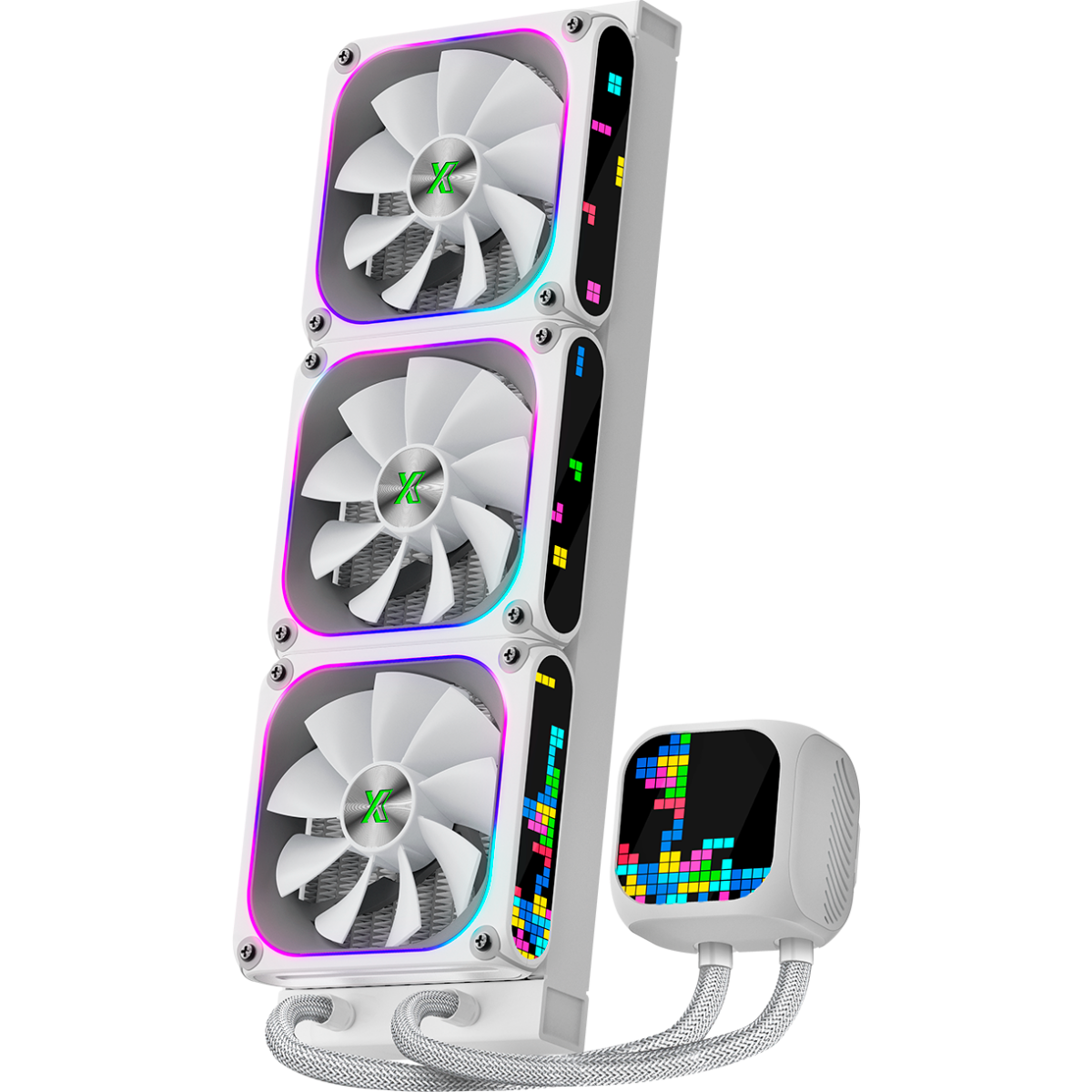 Система жидкостного охлаждения XASTRA LZ360 ARGB WH - LZ360-WHAFAX-GL - фото 2