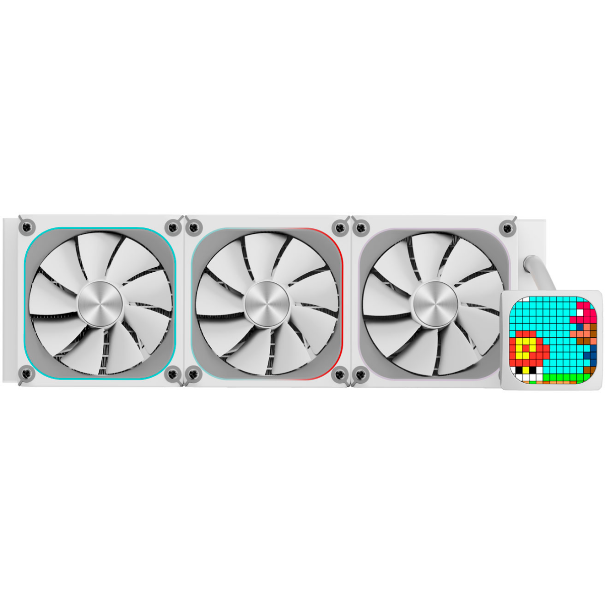 Система жидкостного охлаждения XASTRA LZ360 ARGB WH - LZ360-WHAFAX-GL - фото 3