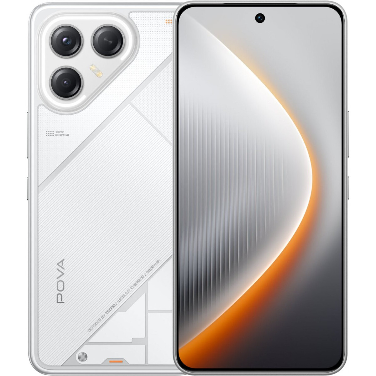Смартфон TECNO Pova 7 Ultra 8/256Gb Geek White - LJ9 256+8 GEEK WHITE