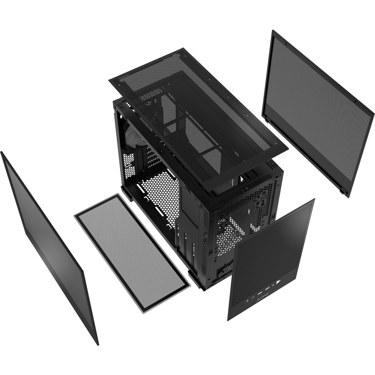 Корпус ADATA XPG VALOR MESH NANO Black - VALORMESHNANOMAA-BKCWW - фото 8